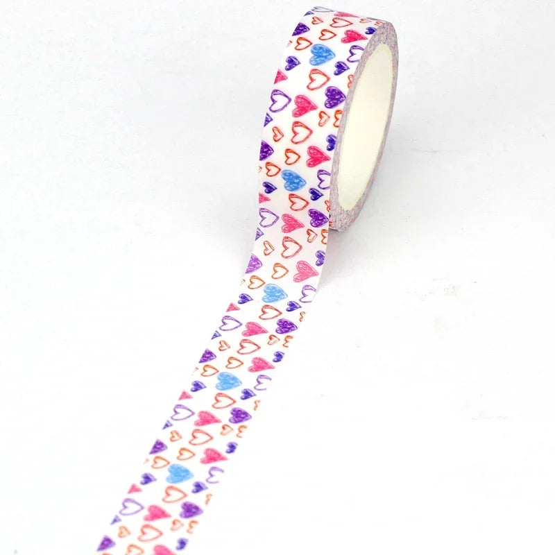 1 PCS 10 Metre Decorative cute washi paper tape for DIY journaling adhesive masking tape