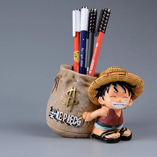 One piece Luffy pen holder